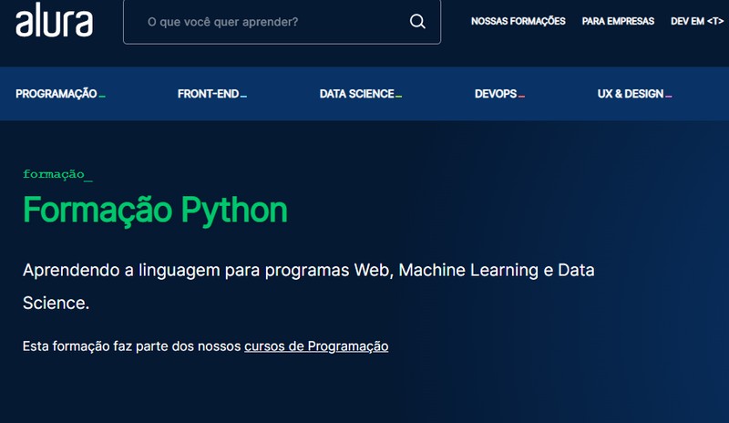 Formação Python