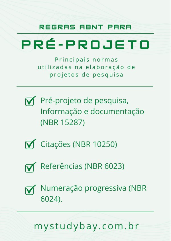 Pré Projeto De Tcc E Pesquisa Para Mestrado Modelos E Exemplos Prontos No Word 2022 6023