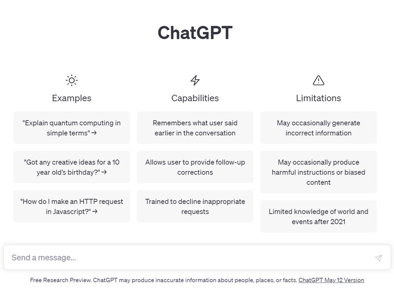 Redação com ChatGPT