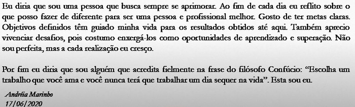 Quem sou eu? - Trabalhar em casa