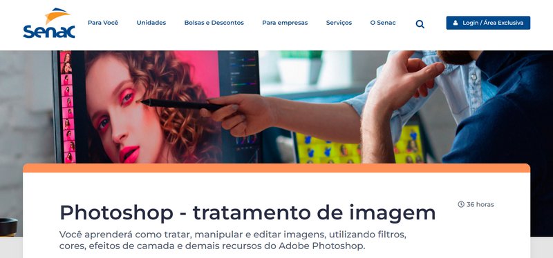 Curso Livre de Photoshop e Edição de Imagem