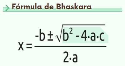 O que é a fórmula de Bhaskara 1