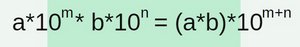 Multiplicação de notação científica