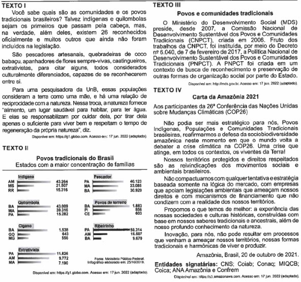 Tema Da Reda O Do Enem Desafios Para A Valoriza O De Comunidades E Povos Tradicionais No